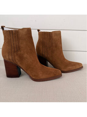 Women's Marc Fisher Brown Suede Ankle Boots & Booties 6.5